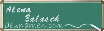 Alena Balasch Visitenkarte